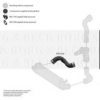 MERCE 2035281382 Charger Intake Hose